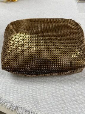 Mesh Copper Colored Mini Purse Labeled “Made Exclusively For You Lord & Taylor”